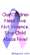 Stop Child Abuse Abuse Ribbon