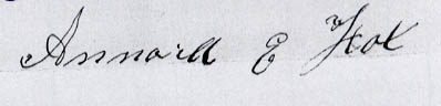 Anora Fox signature