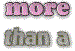 More than a