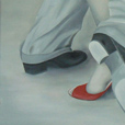 Tango dancer in red