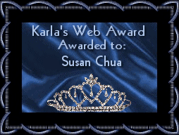This site has been awarded the - Karla's Web Award