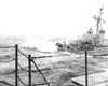 Destroyer in heavy seas