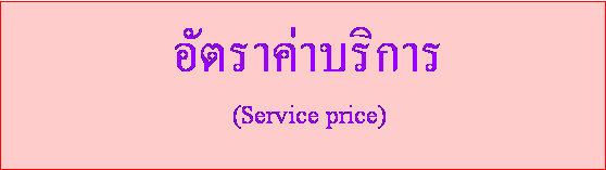 Text Box: ѵҤҺԡ(Service price)