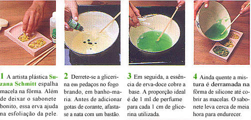 Passo-a-passo da prepara&ccedil;&atilde;o de sabonetes artesanais