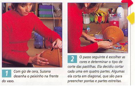 Fotos 1 e 2 do passo-a-passo