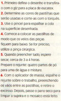Texto do passo-a-passo.