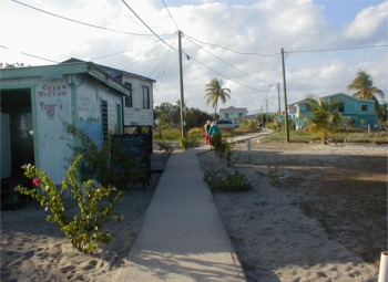 Placencia's famous Sidewalk