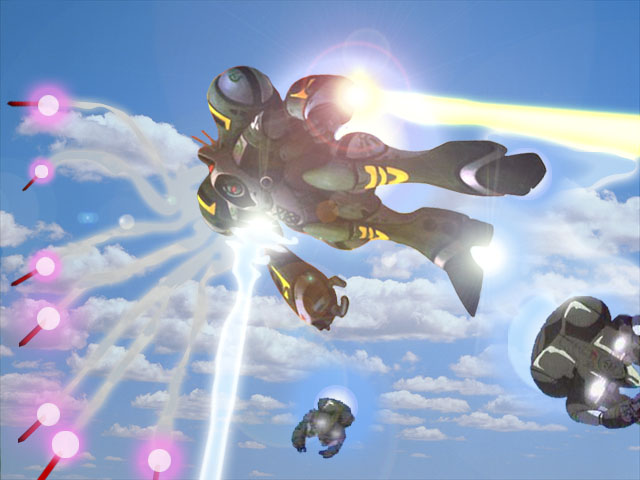 Quadranos in battle
