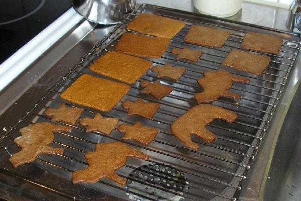 First batch straight from the oven