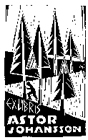 Bookplate owned by Astor Johansson, Gteborg. Artist: Jo Erich Kuhn 1973.