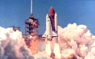 Challenger en plataforma