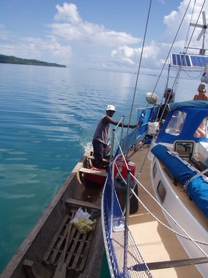 Hitching a ride, Solomon Islands