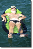 Gary enjoying the Float