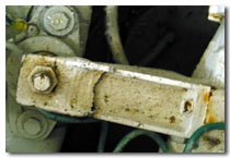 Broken bracket