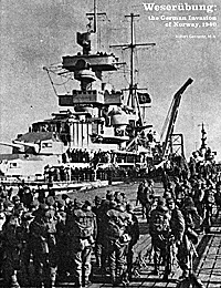 German infantry boarding heavy cruiser Admiral Hipper