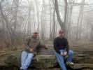 Chris and Scott after summiting Springer Mountain
