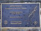 Another plaque on the rock at the summit of Springer Mountain
