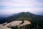 The parking lot for the summit.  Two cars besides ours which is out of site