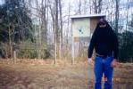 Chris on the same spot trying to avoid the bugs