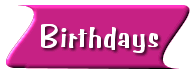 Members Birthdays