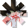 misc pic.  okay, we've got a barely pubescent girl on all fours, leashed, eating from a dogbowl with a bone and blood in her mouth.  very primal.  but what does it mean?