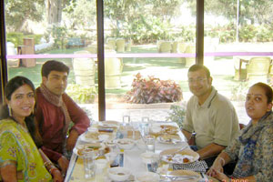 Sweta and Sudharshan with Navneet and Nitu