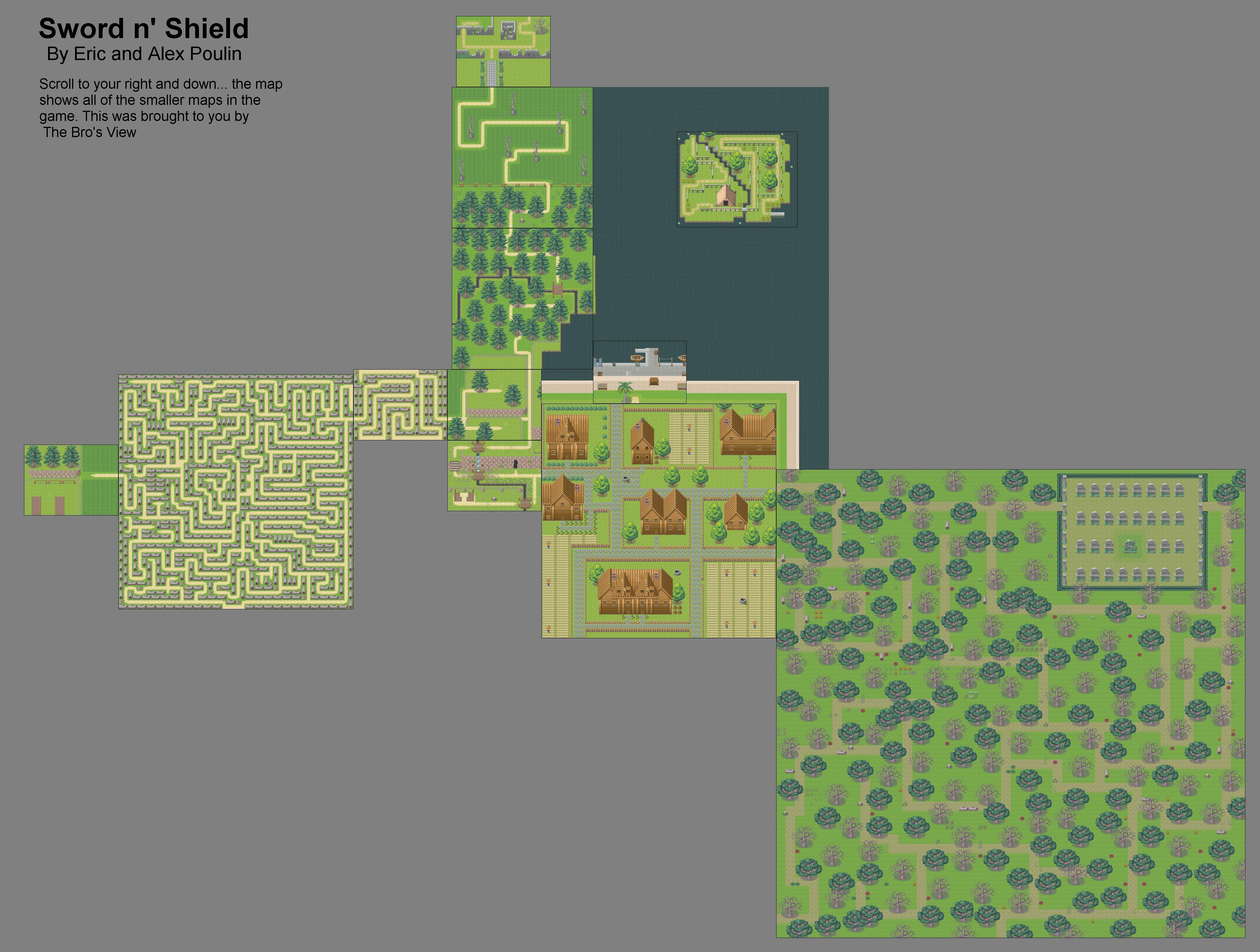 The world map of Sword n' Shield!