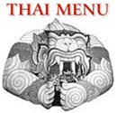 Thai menu