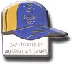 Cap-Tivated by Australia's Games pin