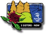 Three Sisters Icon Pin