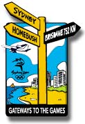 Sign Post Range - Gold Coast pin