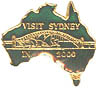 Visit Sydney in 2000 Pin