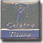 Telstra Silver pins set
