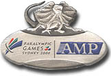 AMP Paralympic Lizzie Pewter Pin