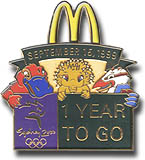 McDonald 1 Year to Go Pin