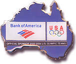 Bank of America, Australia Map Pin