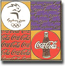 Coca-Cola Square pin