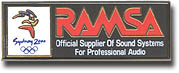 RAMSA Black Bar pin