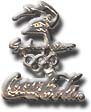 Coca-Cola Silver Classic Cutout pin