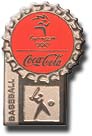 Baseball - Coke Pictogram Pin