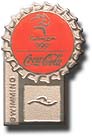 Swimming - Coke Pictogram Pin