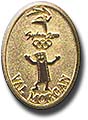 Val Morgen Gold Oval pin
