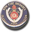Navy Blue Olympic Fire Protection Pin