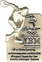 IBM Discus Silver Pins