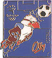 Mascot Sport Olly Football Pin