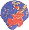 Mascot Sport Syd Baseball Pin