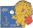 Mascot Sport Millie Softball Pin
