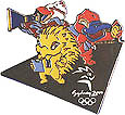 Mascot Spirit Team Pin
