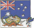 Lizzie Australian Flag Pin