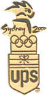 UPS Gold Pin